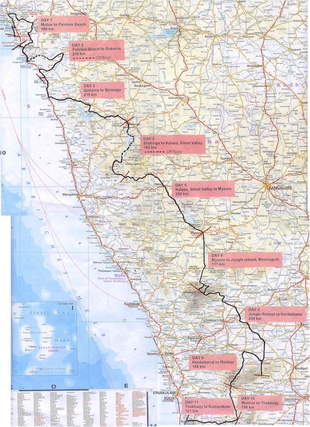 gokarna map